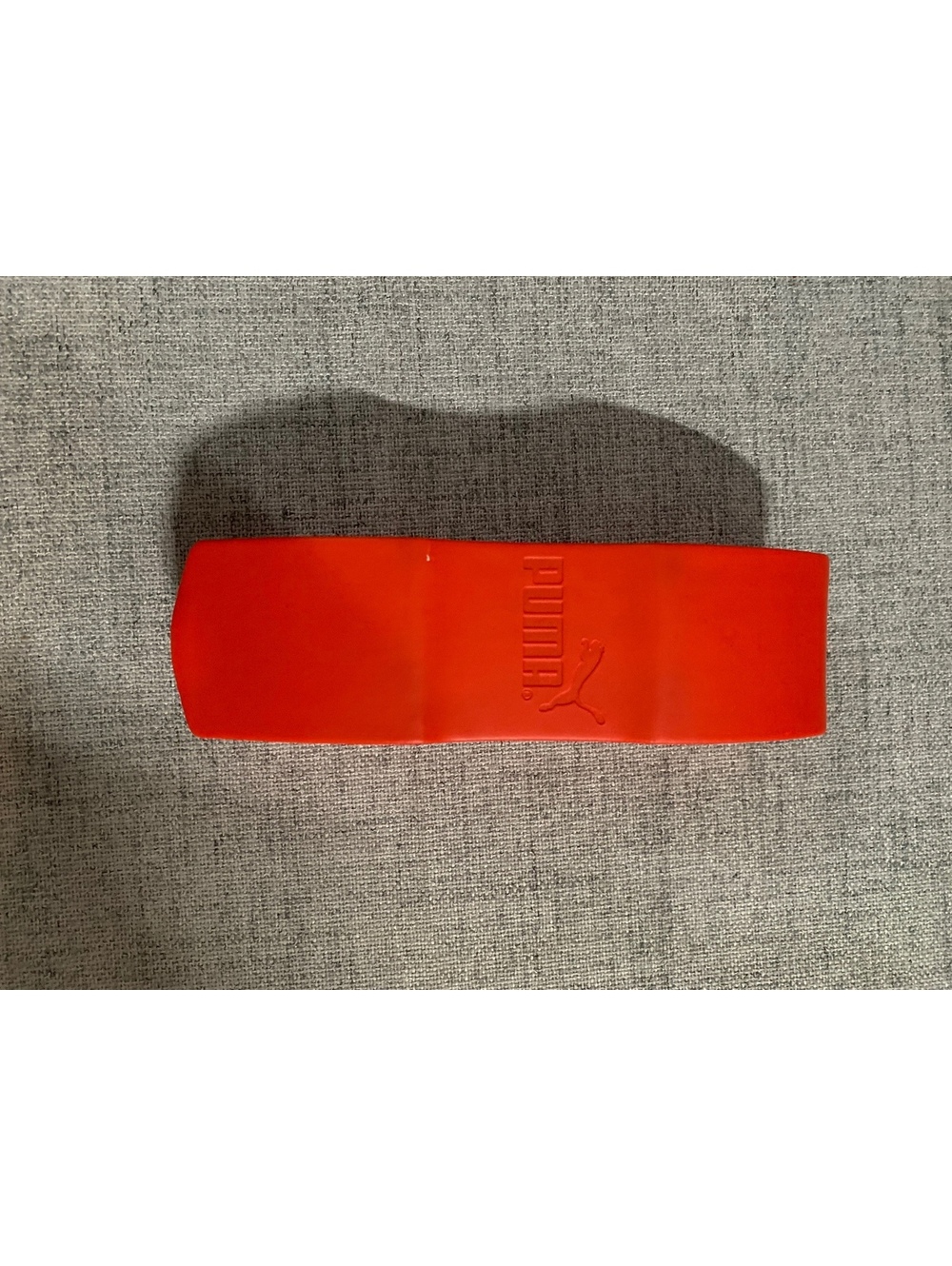 PUMA red foldable eyeglasses case